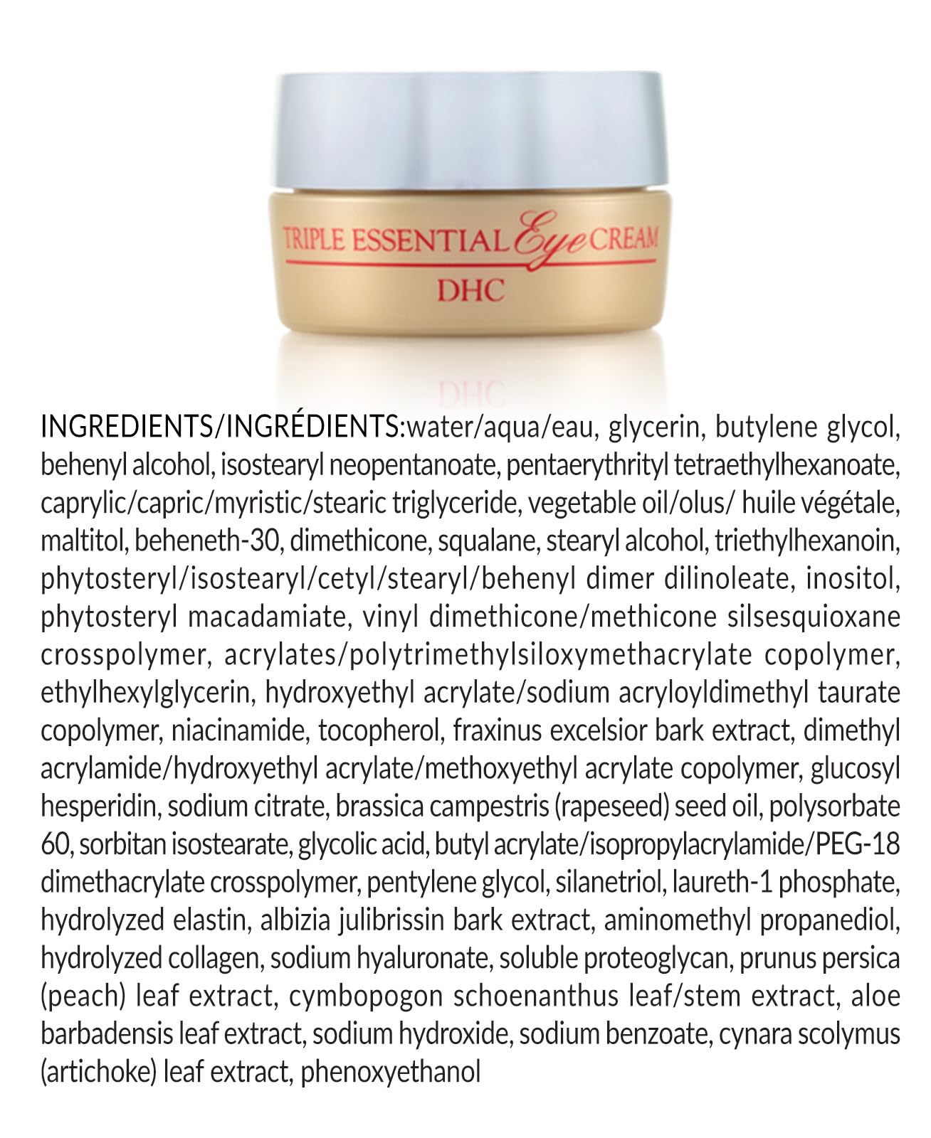 DHC Triple Essential Eye Cream, 1 oz. Net wt.