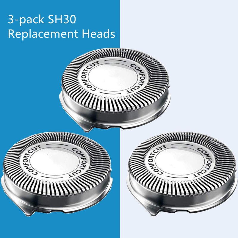 BECHY SH30 Replacement Heads for Series 3000, 2000, 1000 Shavers and S738, Compatible with Philips Norelco Shaver ComfortCut Blades Shaving Heads Like S1560 S3310