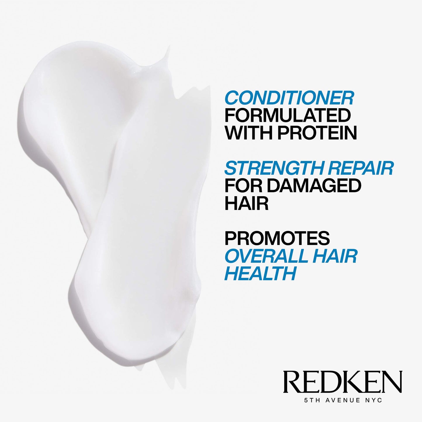 Redken Extreme Shampoo and Conditioner | For Damaged Hair Repair | Protein-Infused Strengthening Formula