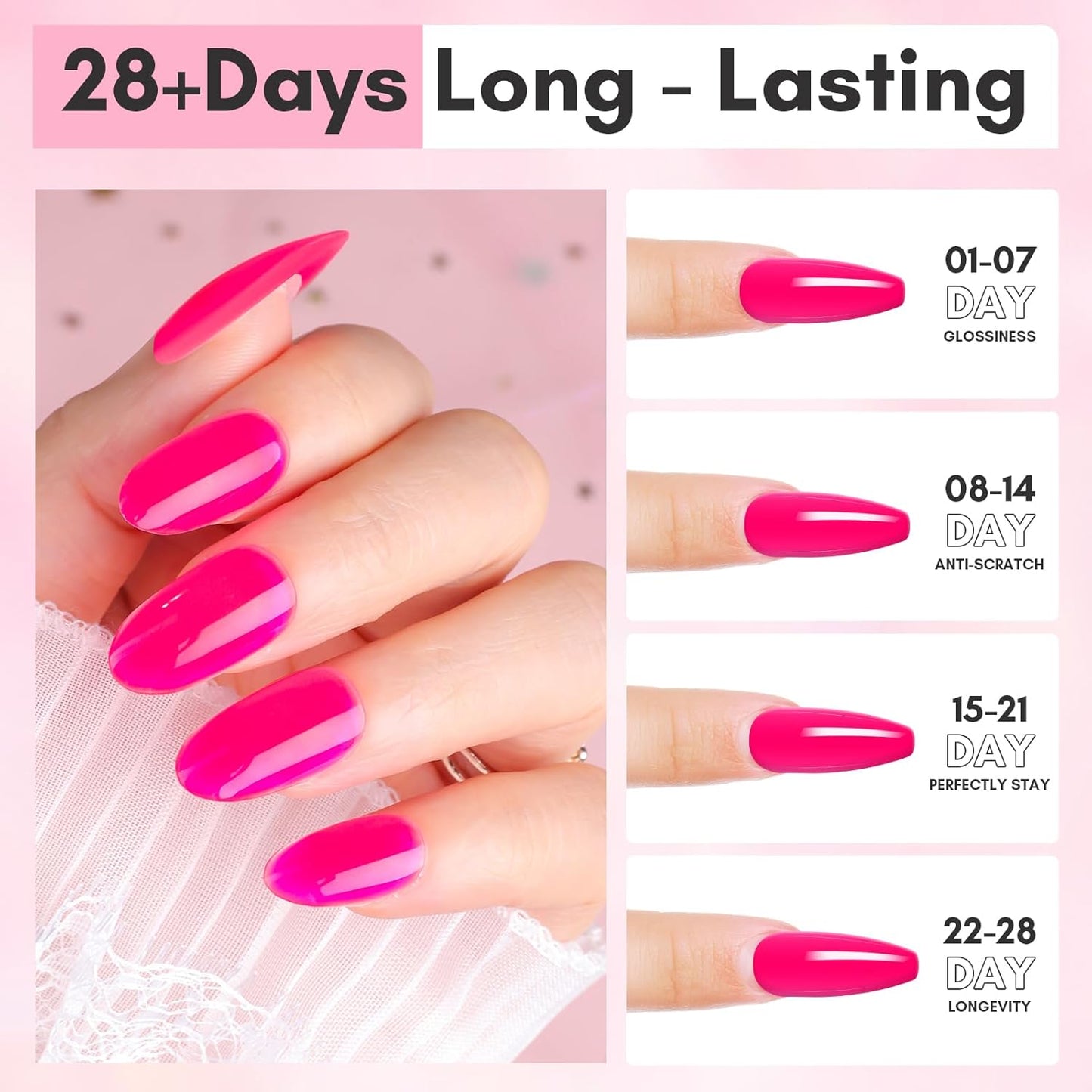 Makartt Poly Nail Gel: Clear 50ML Gel Builder for Natural-Looking Strengthener 3D Molding Gel for Trendy Nail Art-Long-Lasting and Easy to Use Supplies