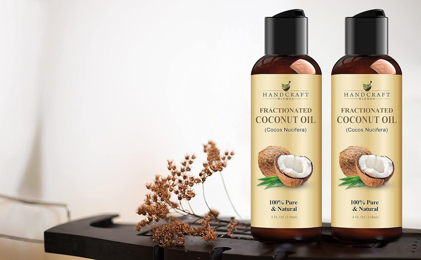 Handcraft Blends USDA Organic Jojoba Oil - Cold-Pressed 4 Fl Oz - 100% Pure and Natural - Premium Grade Carrier Oil for Skin and Hair - Hair and Body - Massage - Hexane-Free
