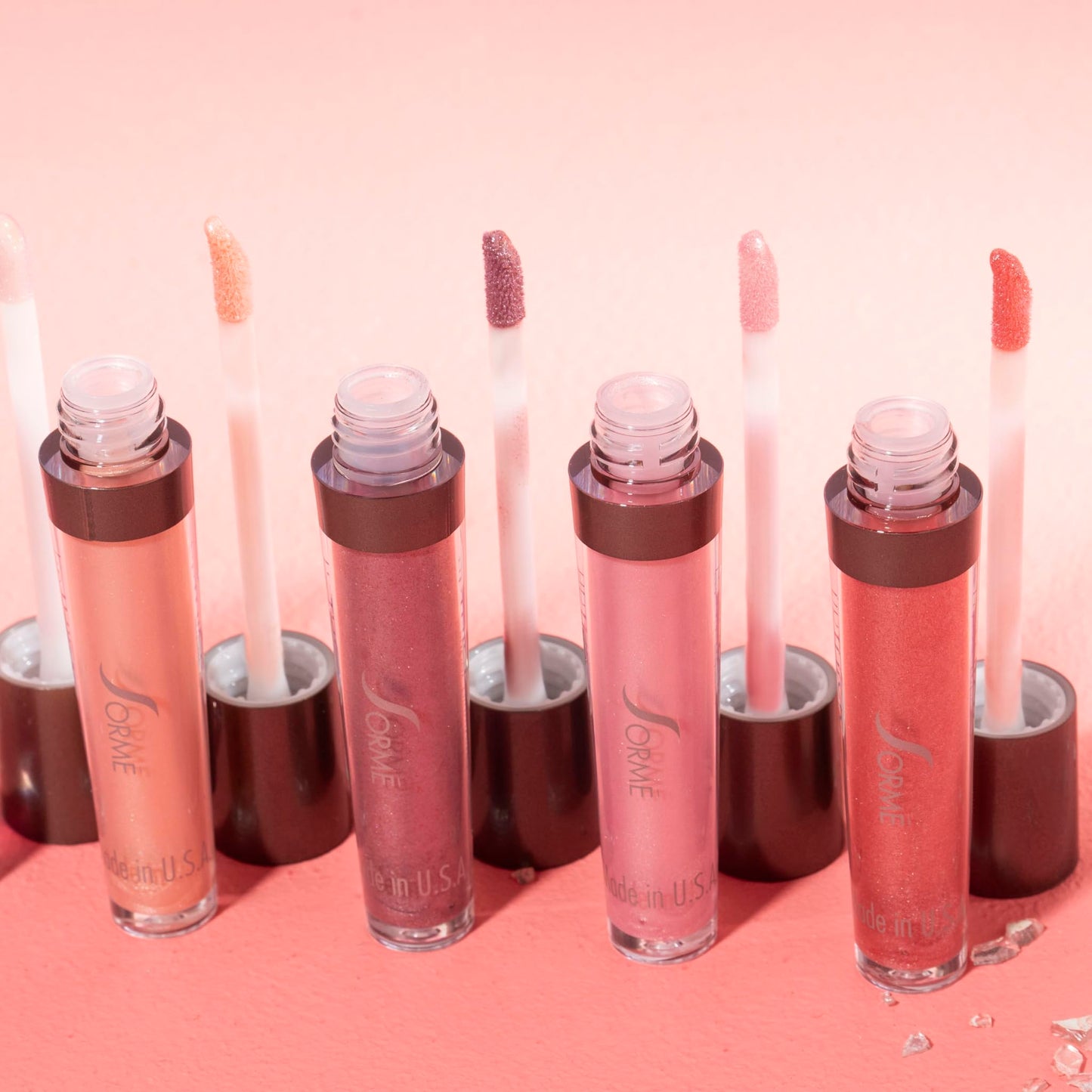 SORME Treatment Cosmetics LipThick Plumping Gloss for Shiny and Fuller Looking Lips | Doll Shade