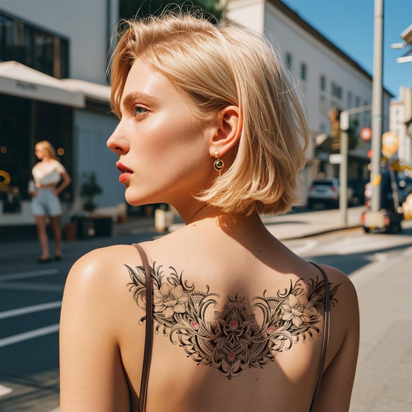 Realistic 3D Animal Temporary Tattoos Set - 40 Sheets for Men & Women, Includes Tigers, Wolves, Lions & Skull Designs