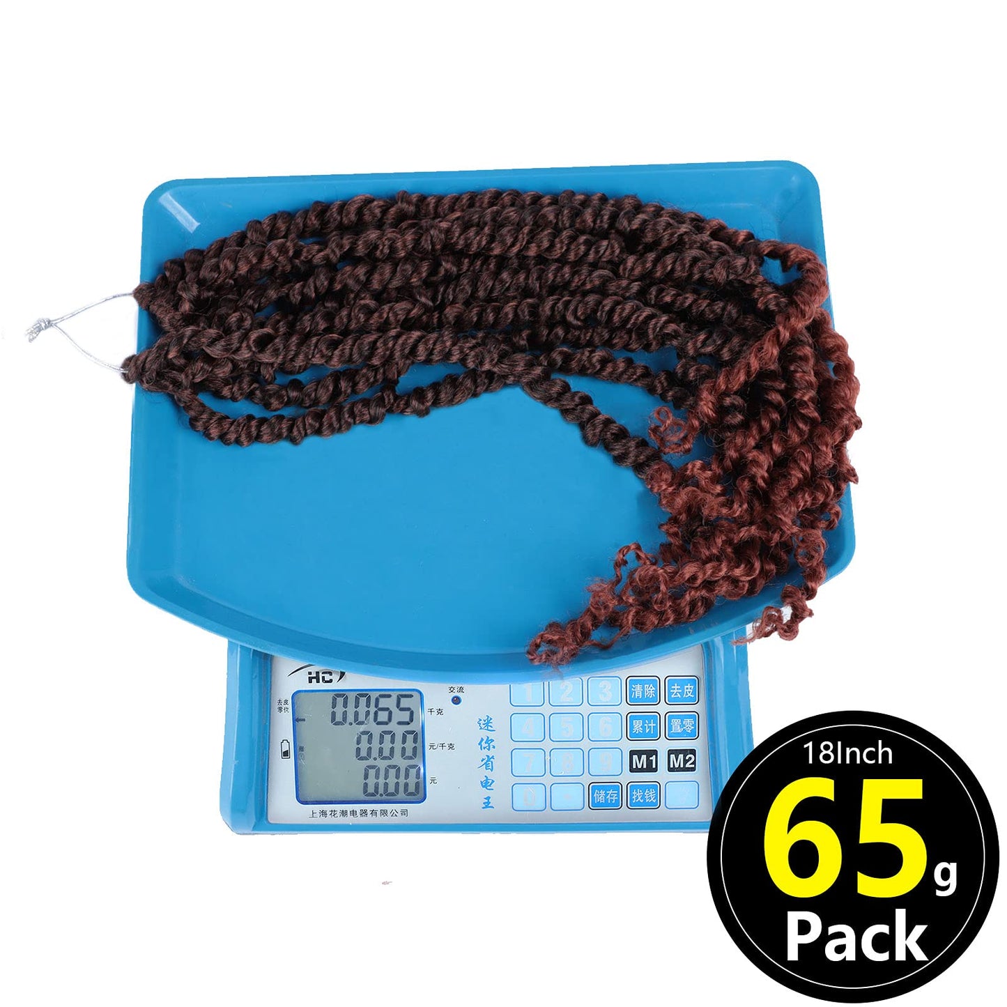 Fulcrum Passion Twist Crochet Hair 18 Inch, 8 Packs Pre Looped Passion Twist Hair, Pre-Twisted Passion Twist Crochet Hair For Black Women (18Inch (Pack of 8), T27#)