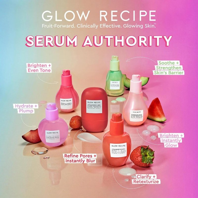Glow Recipe Strawberry Salicylic Acid Serum - Korean BHA Acne Treatment for Blemishes | Pore Minimizing & Texture Smoothing (30ml)