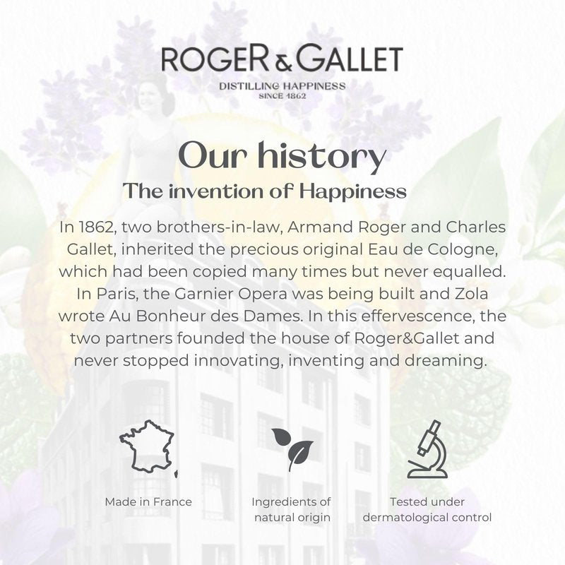 ROGER & GALLET | Fragrant Water Body Spray for Women | Bois D'Orange - Orange Wood 1 Oz.