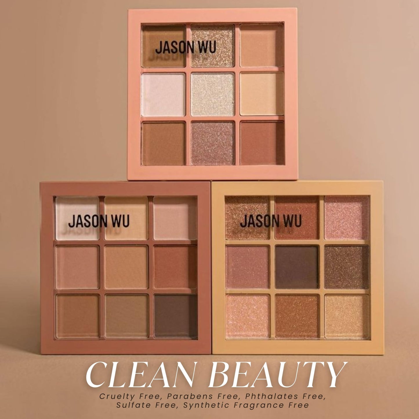 Jason Wu Flora 9 Eye Shadow Pallete - 9 Pigmented, Buildable, Blendable Color Pallete - 0.19 Oz - 01 Matte Agave