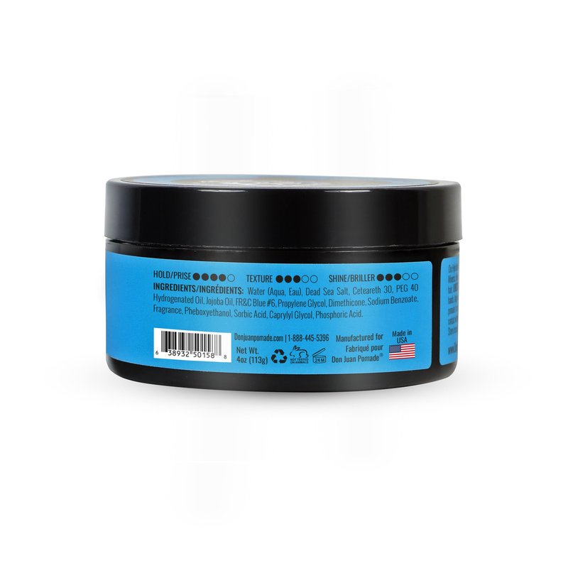 Don Juan Hybrido Pomade | Water Based | Strong Hold | High Shine | Natural Plant Extracts and Ocean Minerals | Summer Sea Breeze Scent