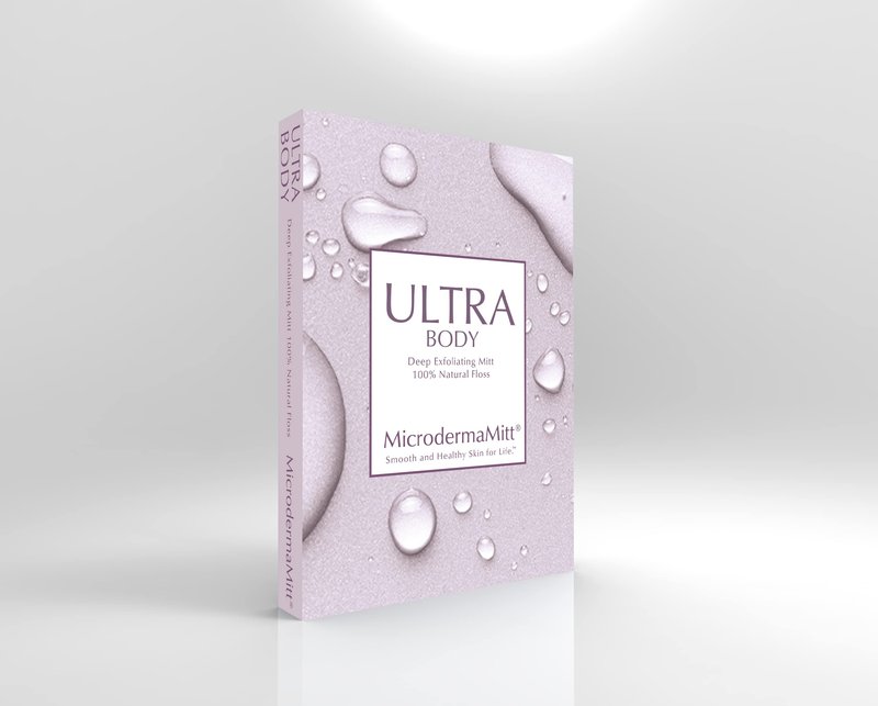 MicrodermaMitt ULTRA Exfoliating Mitt for Body - Premium Deep Exfoliating Body Scrubber Kese Glove – Keratosis Pilaris, Strawberry Skin Treatment, Reduce Ingrown Hair, Turkish Body Scrubber Exfoliator