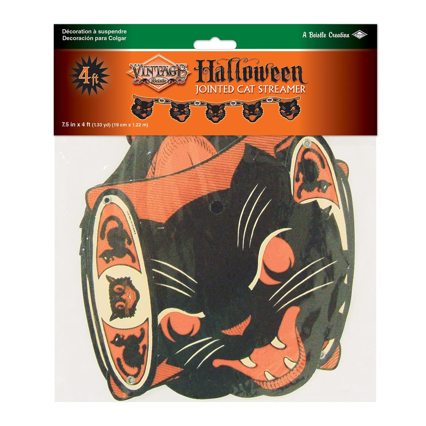 Jointed Cat Streamer Decoration