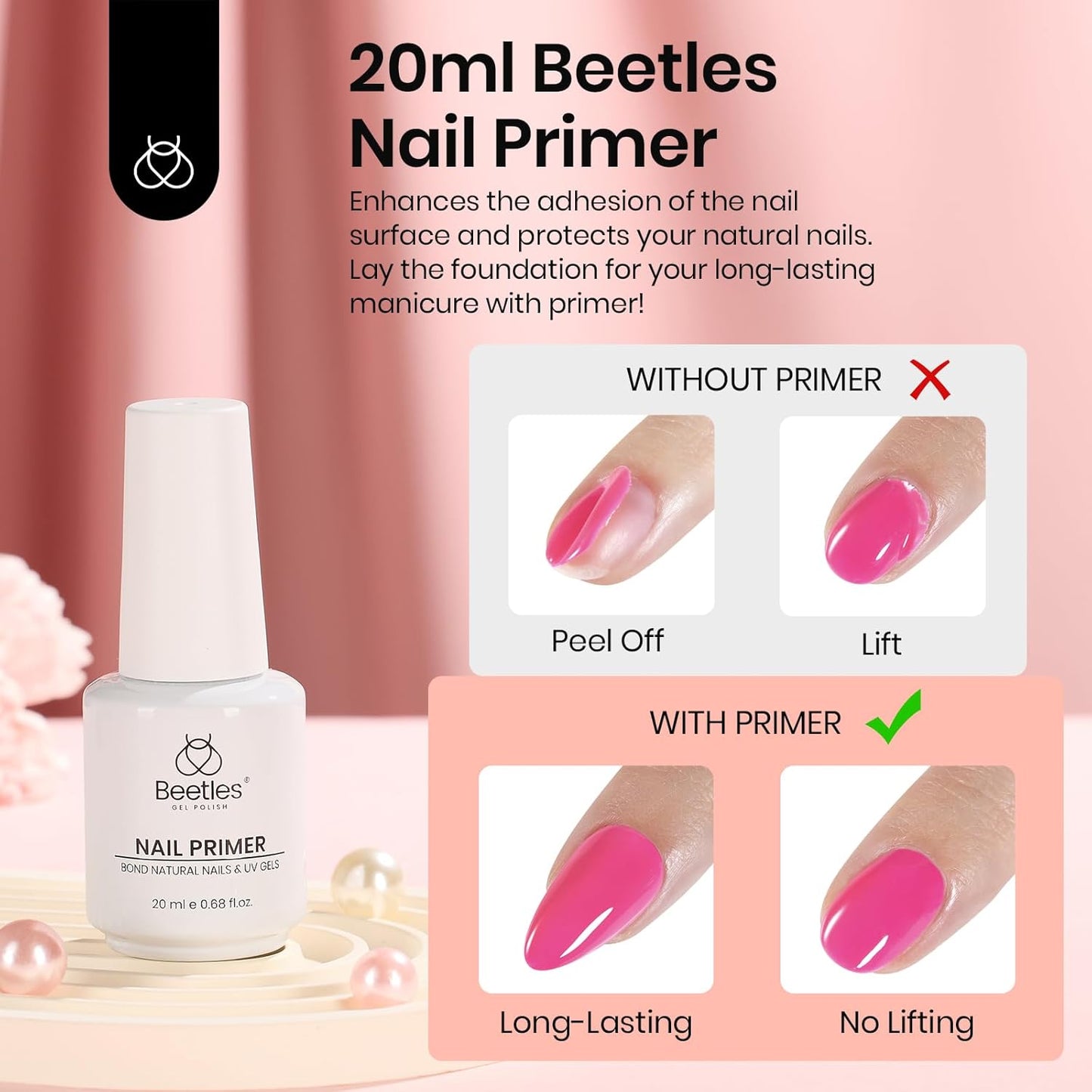 beetles Gel Polish Liquid Latex for Nails: 15ML Simple Peel off Cuticle Guard for Nail Polish Nail Art Liquid Latex Barrier Protector Manicure Cuticle Protectors with Stick Gifts for Women