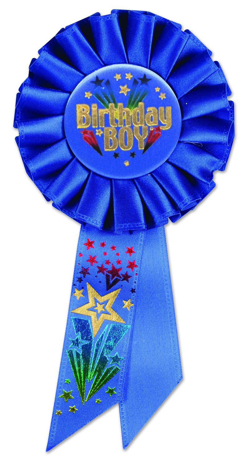 Birthday Boy Rosette - Blue