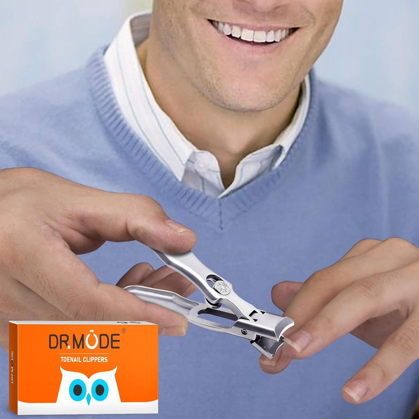 German Nail Clippers - Heavy Duty Toe & Fingernail Clippers for Thick Nails | Ultra Sharp Stainless Steel, Portable Design