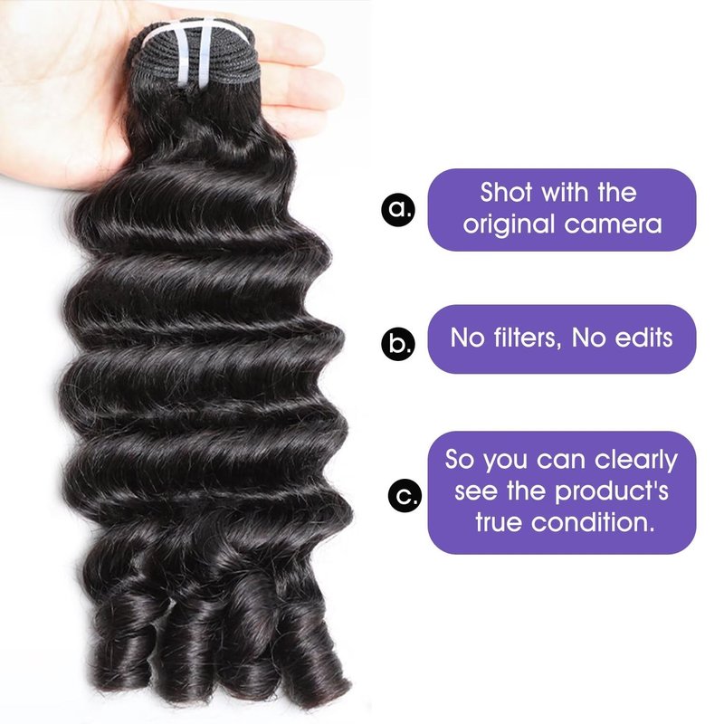 Lemoda 5x5 HD Lace Closure Burmese Loose Deep Wave Curly HD Transparent Lace Frontal Closure 16Inch 100% Virgin Human Hair Lace Frontal Closure Free Part Natural Black