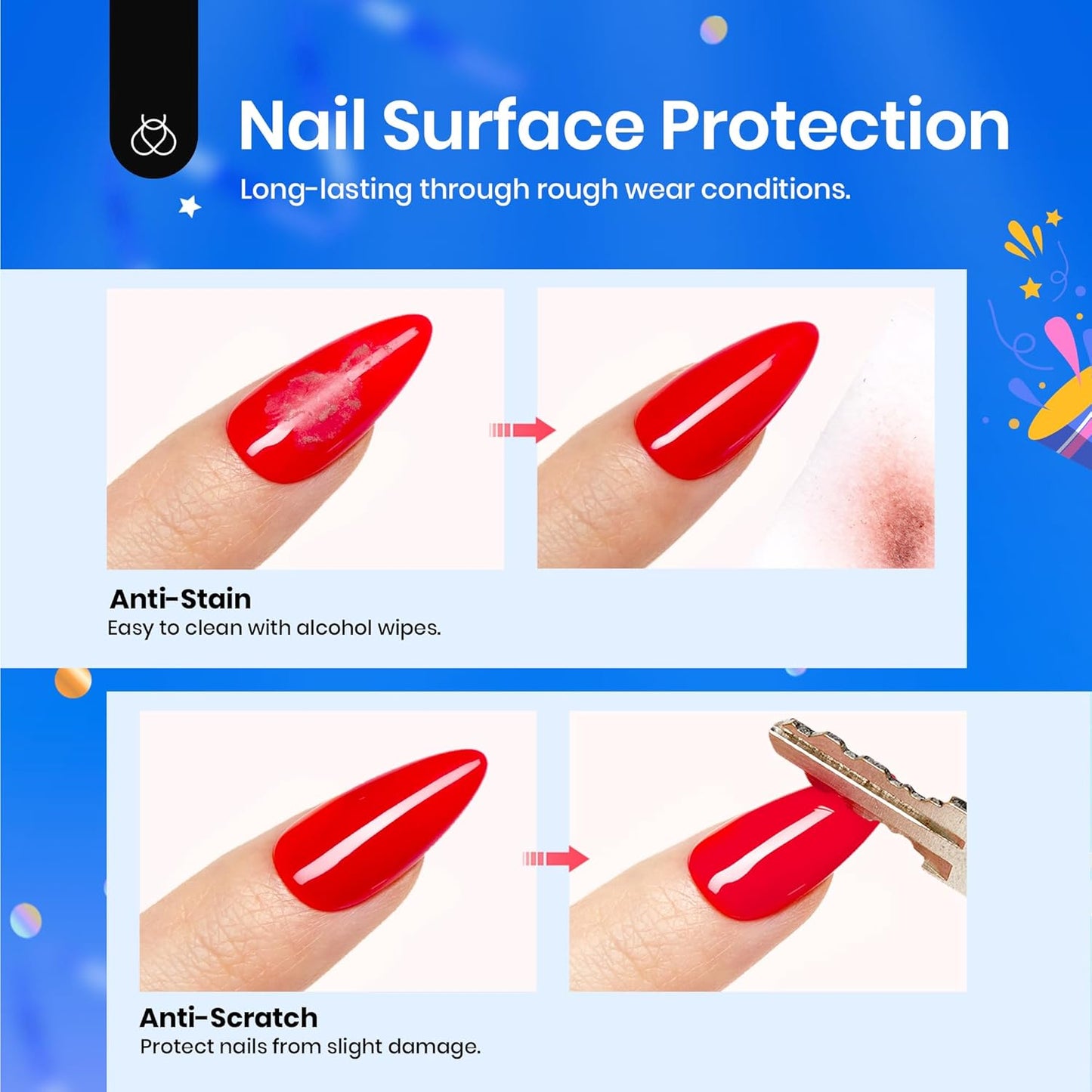 Beetles Extra Glossy Gel Top Coat - 15ml Clear Glossy No Wipe Top Coat Gel Nail Polish High Shine Long Lasting Nail Surface Protection Manicure for Women