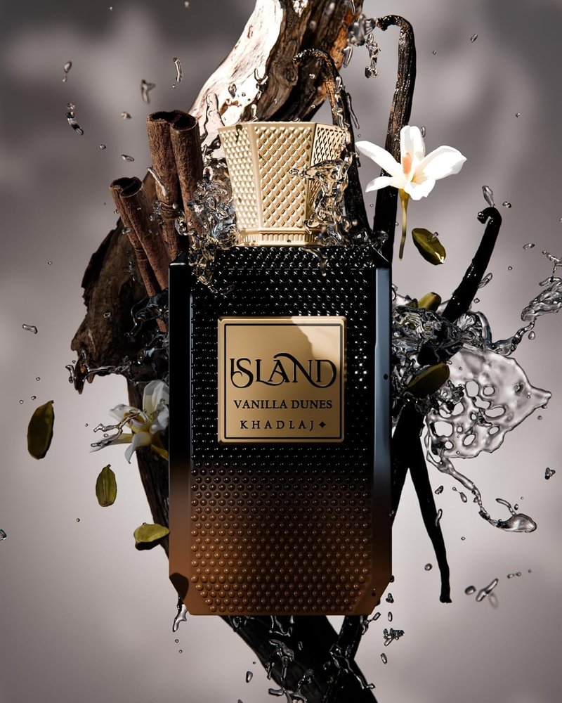 Khadlaj Island Vanilla Dunes Extrait De Parfum, 100 ML, For Men