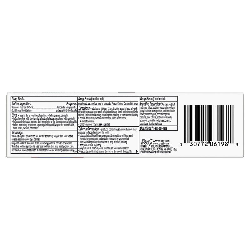 Crest Pro-Health Sensitive Toothpaste - Gum Care & All-Day Protection | 3.7 oz