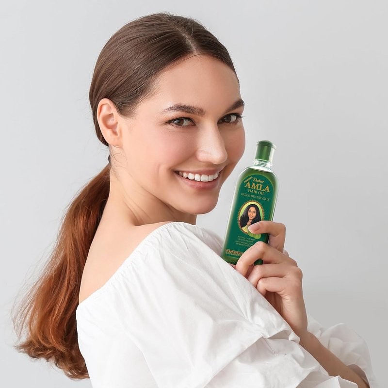 Dabur Amla Hair Oil - Nourishing Herbal Oil for Healthy Scalp & Strong Hair | 500ml (Pack of 3)