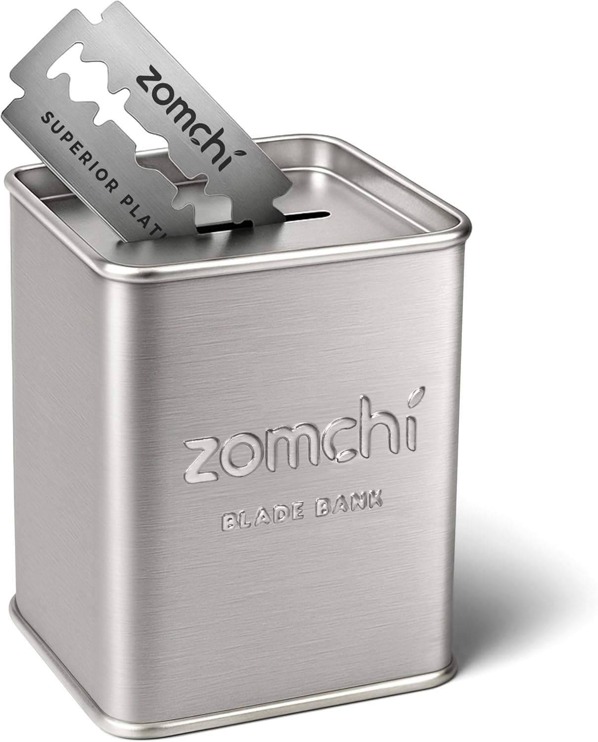 ZOMCHI Razor Blade Bank for Safety Razor Blade Storagement, Used Double Edge Safety Razor Blade Disposal Case (Black)