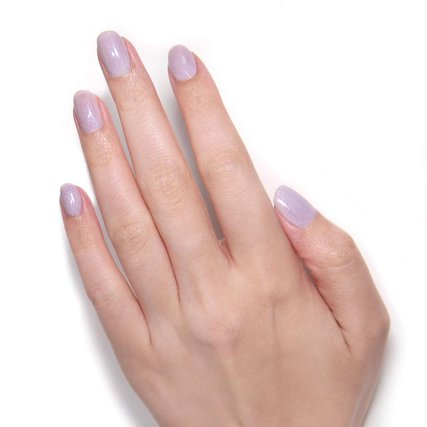 LONDONTOWN UV/LED Gel Nail Polish - Glittery Shimmery Lilac | Long-Lasting, Chip-Resistant 0.4 Fl Oz