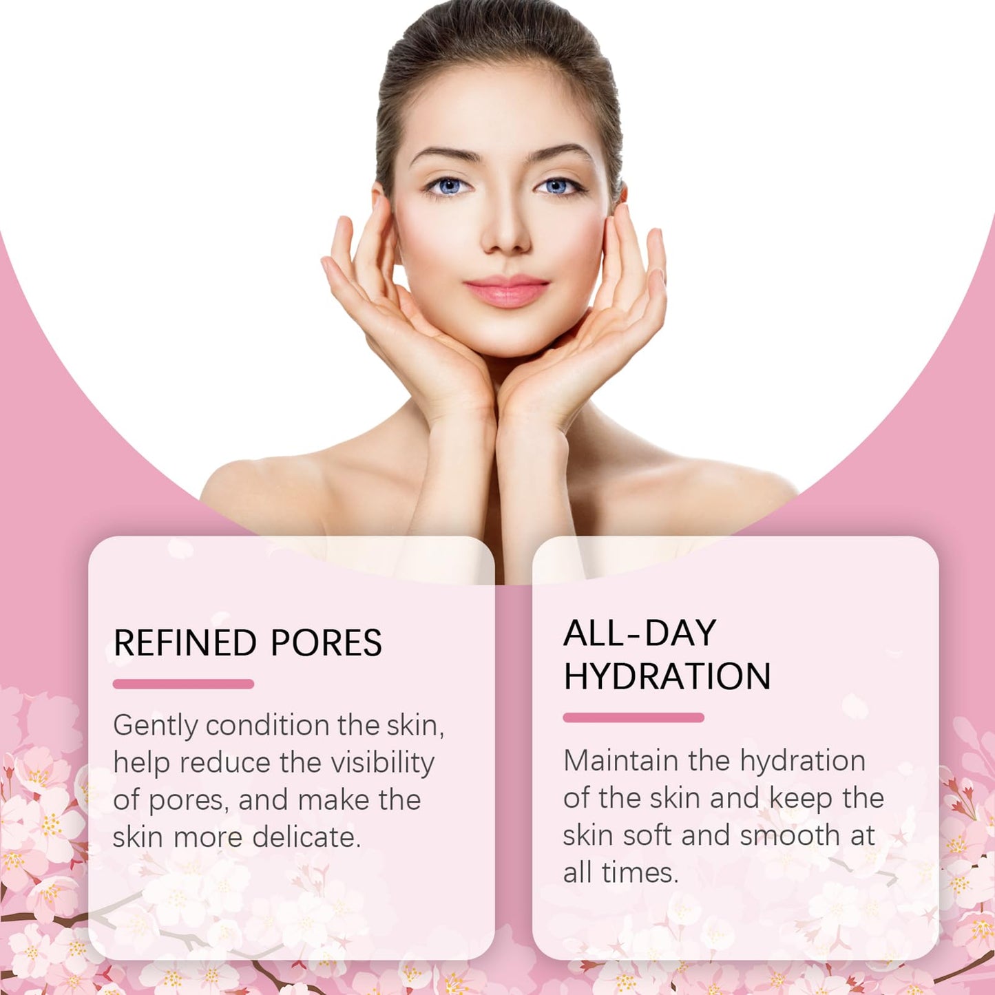 Sakura Skincare Set for Teen Girls 10-12,Skin Care Sets & Kits,33PCS Teenage Girls Gifts,Complete Pamper Face Care Sets for Women,Daily Facial Skincare Routine (One Size, Cherry Blossom-StyleD)