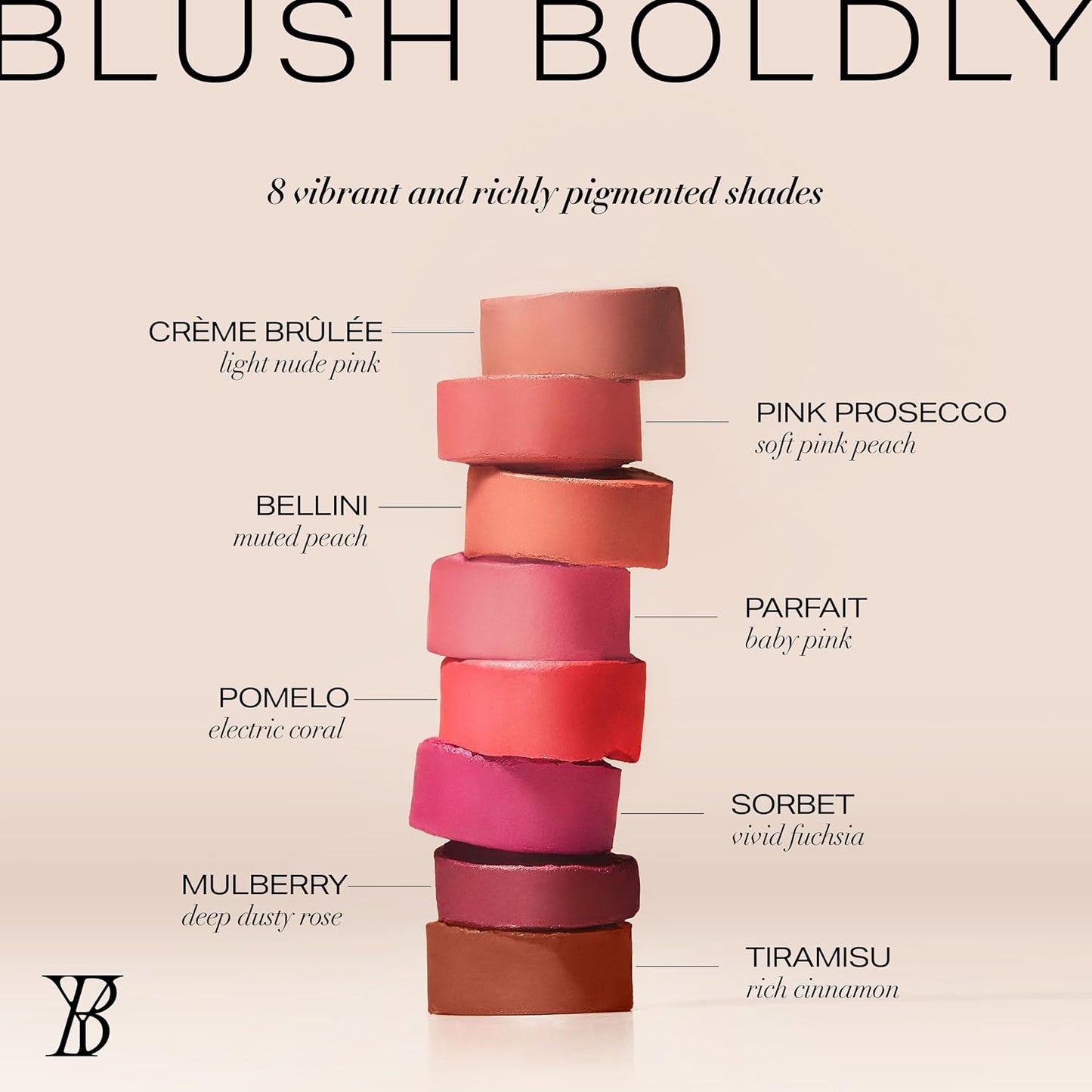 Youngblood VividLuxe Crème Blush Stick - Mulberry Shade for Radiant, Flawless Skin
