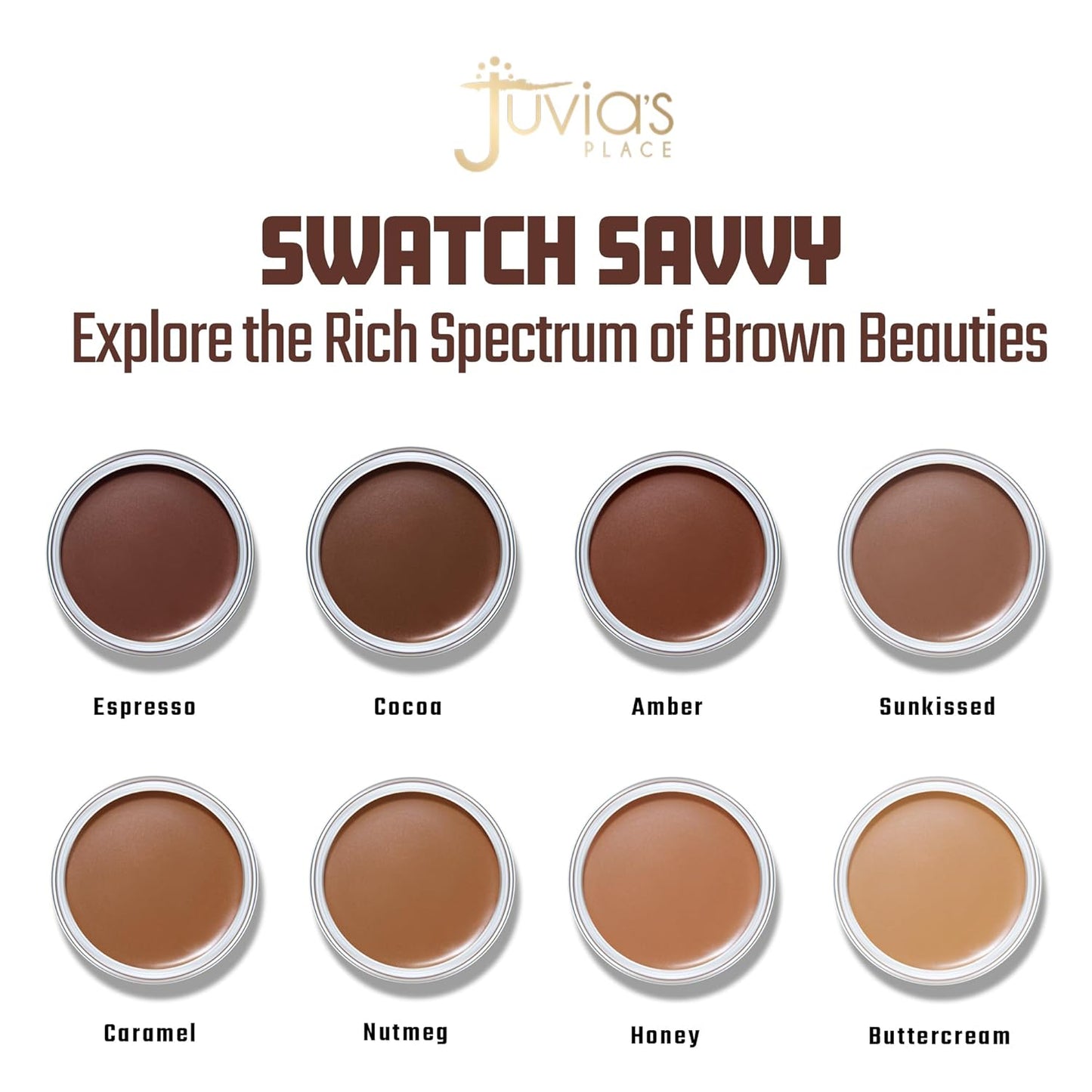 Juvia's Place Bronzed Cream Bronzer - Caramel | Buildable & Blendable Matte Contour for Sun-Kissed Glow