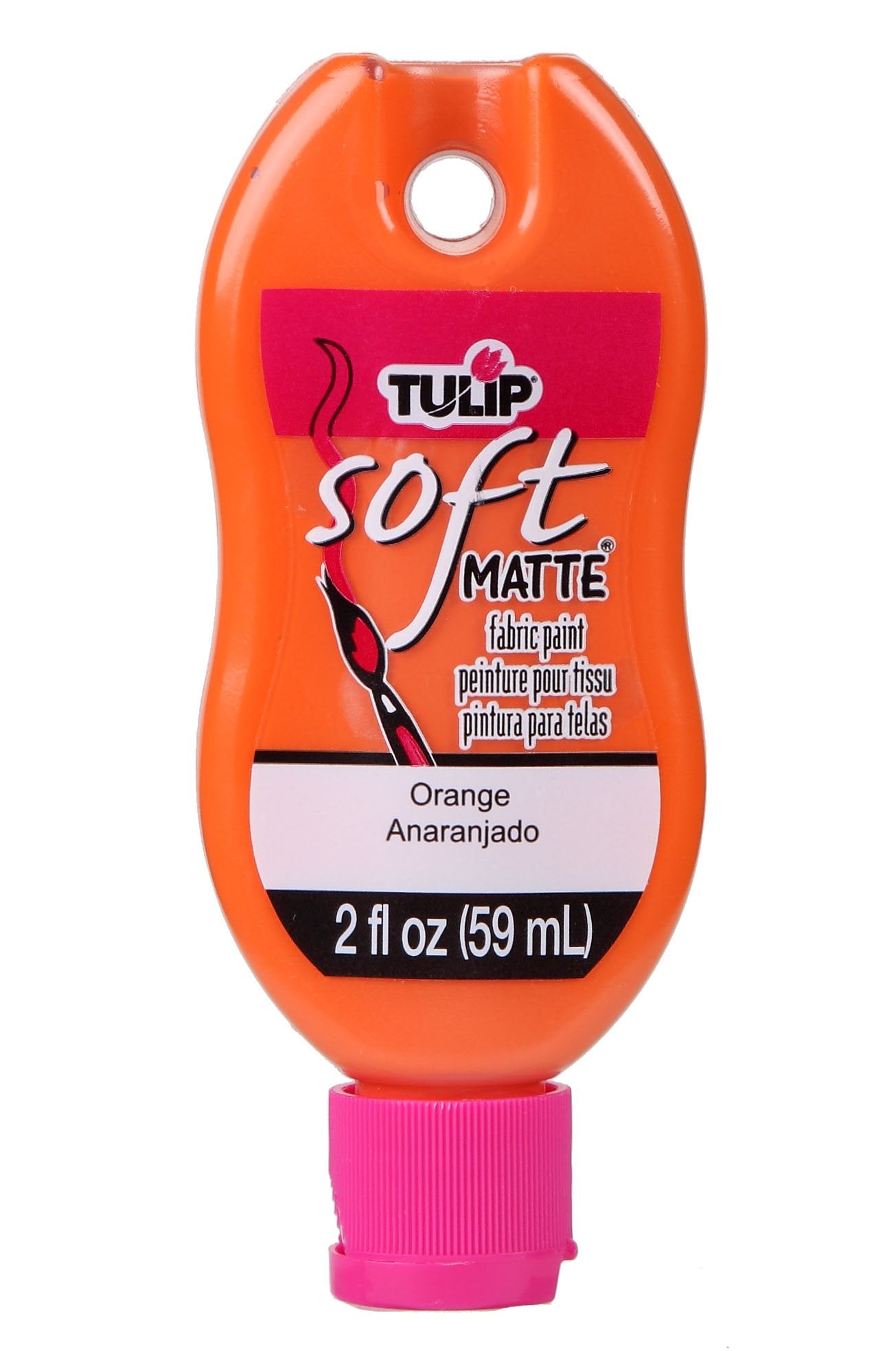Tulip 30961 Soft Fabric Paint, 2-Ounce, Matte Orange