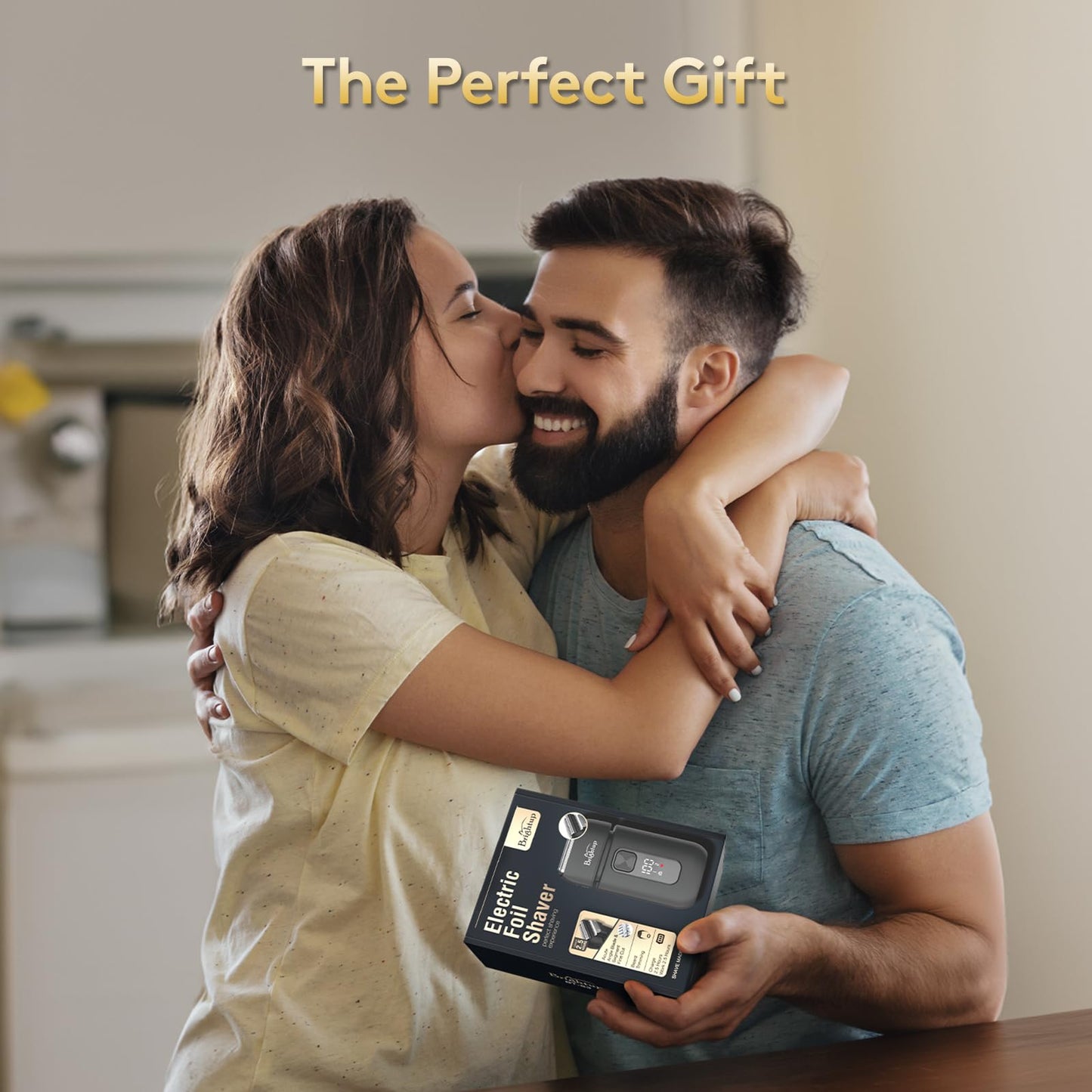 Brightup Foil Shaver for Men, Electric Razor with Smooth Close Shaving