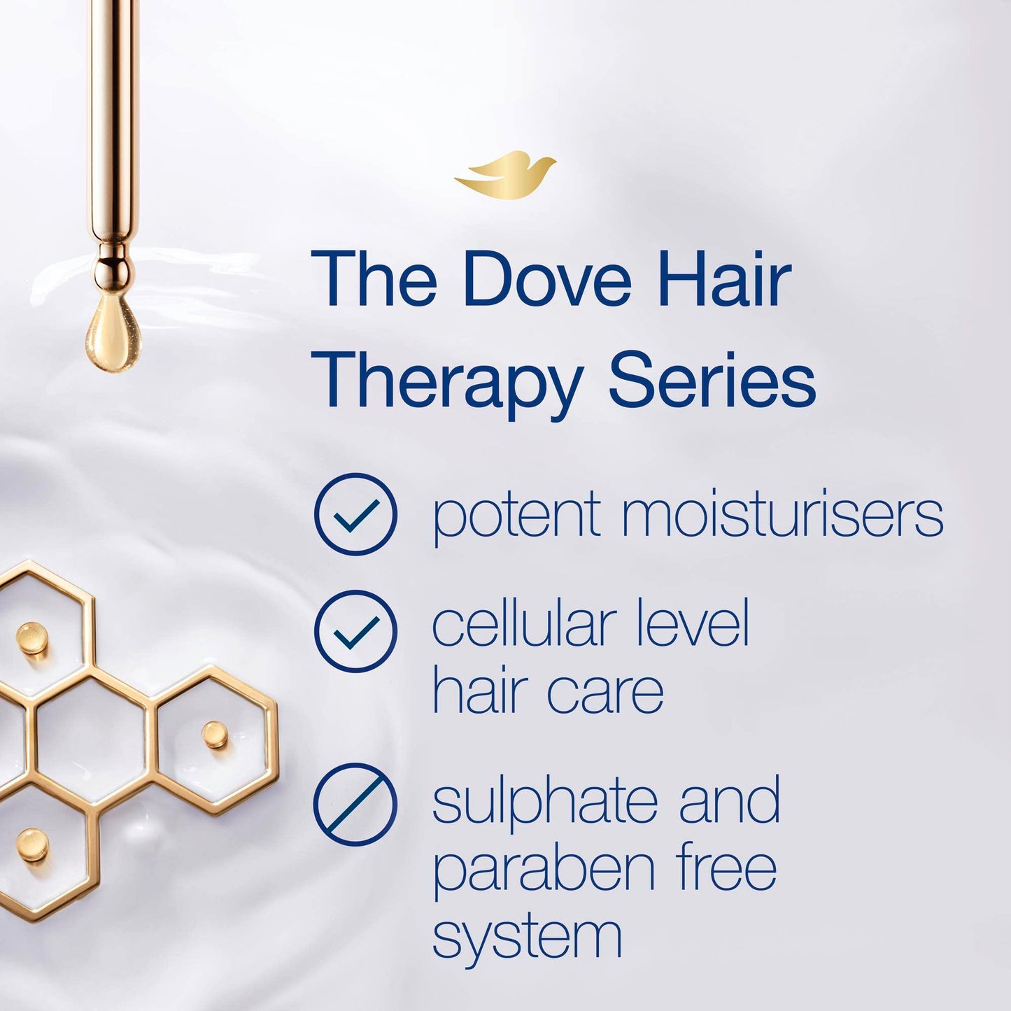 Hair Therapy, Breakage Remedy Leave-on Treatment, 3.38 fl oz (100 ml), Dove