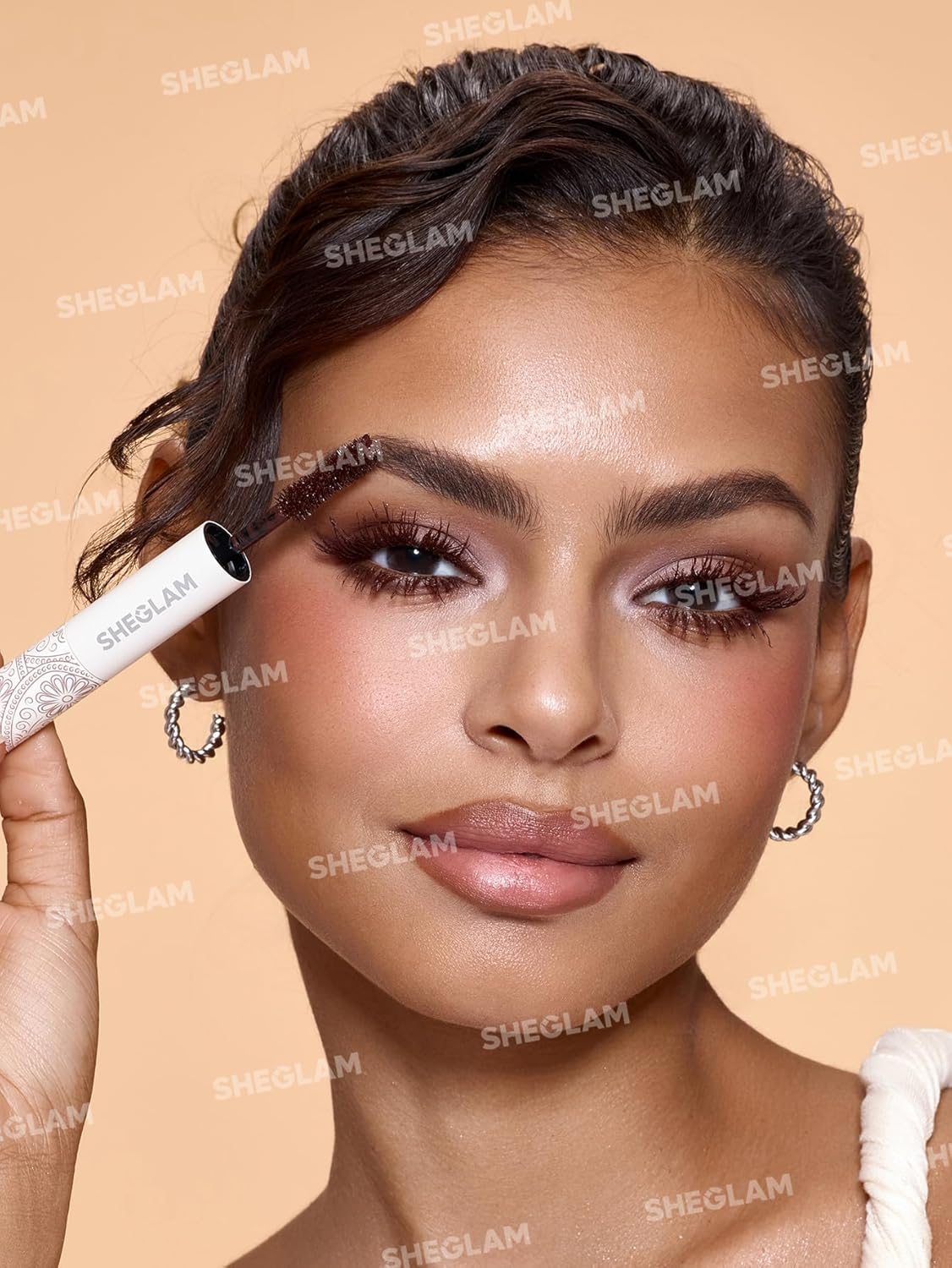 SHEGLAM 2 In 1 Black Volume and Length Waterproof Mascara Long Lasting Dual-Ended Tubing Eye Makeup