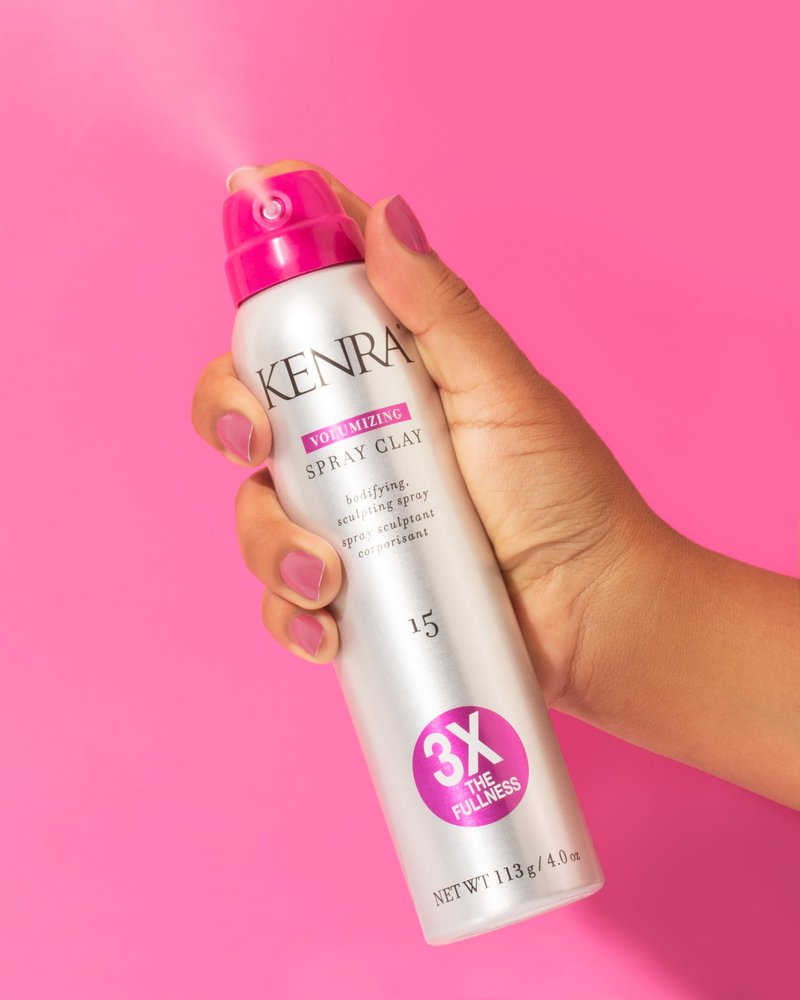 Kenra Professional Volumizing Spray Clay 15 | Bodifying, Fullness Spray | 3X The Fullness | Medium Hold | Provides Texture & Volume With A Long-Lasting Finish | All Hair Types | 4 oz