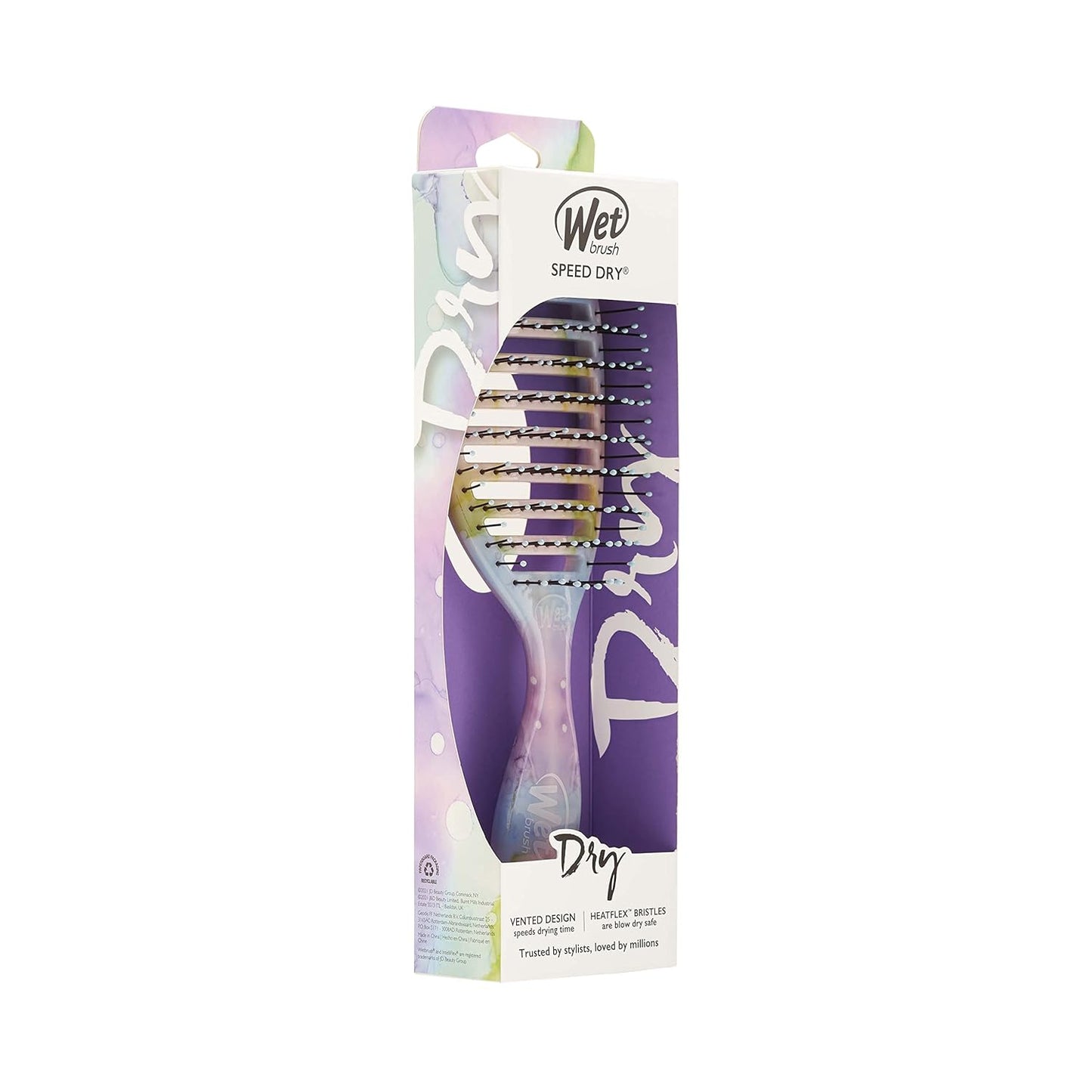Wet Brush Speed Dry Hair Brush - Pink - Vented Design and Ultra Soft HeatFlex Bristles Are Blow Dry Safe With Ergonomic Handle Manages Tangle and Uncontrollable Hair - Pain-Free