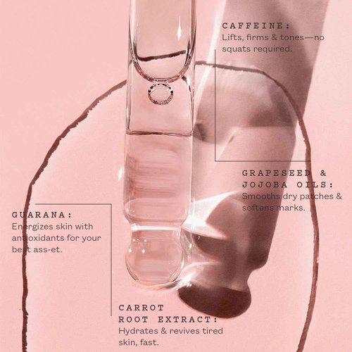 frank body Booty Drops Firming Body Oil | Firms & Smooths Skin for a Hydrated, Supple Look | With Caffeine, Guarana & Jojoba Oils | Vegan & Cruelty-Free | 30ml/1.0 fl oz