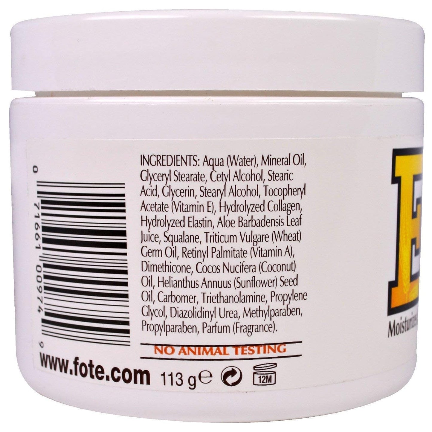 Fruit Of The Earth Bogo Cream Vitamin-E 4 Ounce Jar (113g)