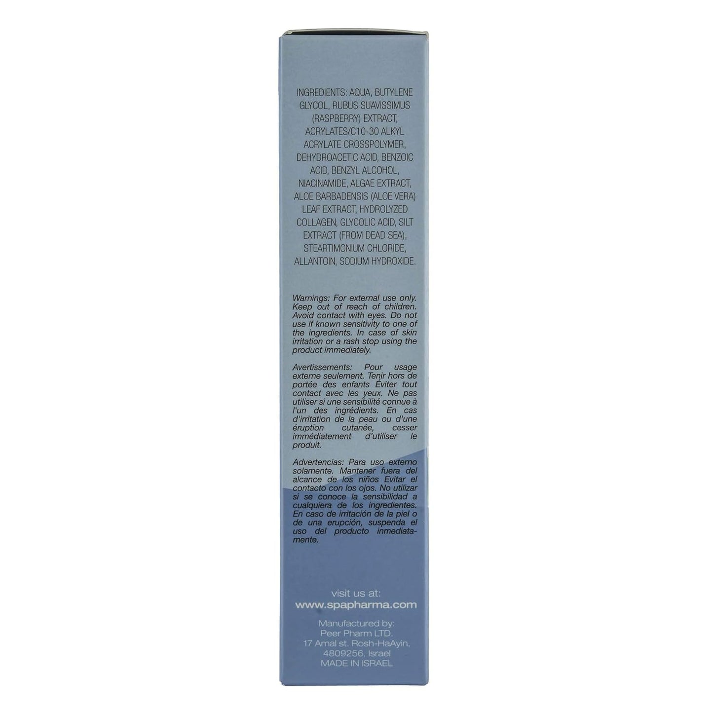 Dead Sea Minerals Peeling Gel for All Skin Types - 50ml (1.7 oz) Natural Exfoliator