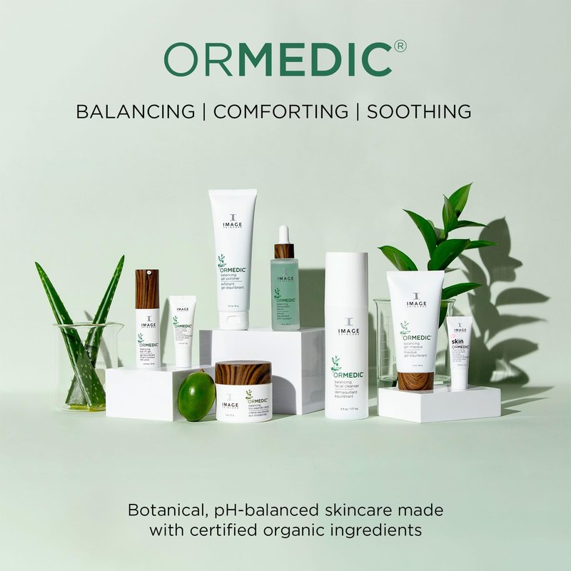 IMAGE Skincare, ORMEDIC Balancing Gel Masque, Helps to Refresh Dry, Tired-Looking Facial Skin, Made with Organic Aloe Vera and Botanical Extracts, 2 fl oz