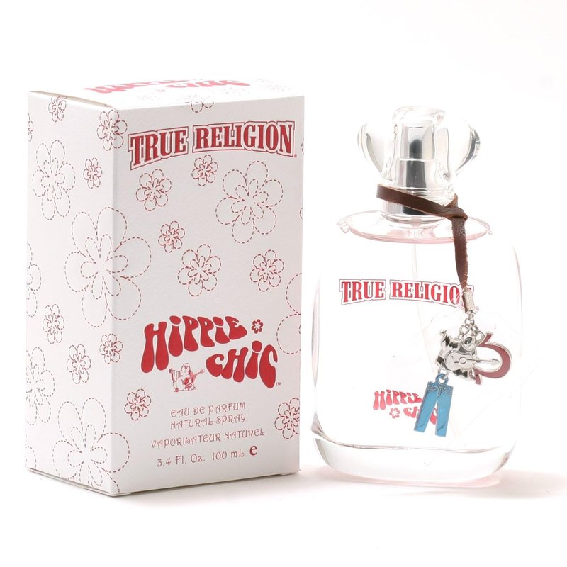 True Religion Eau De Parfum Spray - Hippie Chic Fragrance for Women | 3.4 Oz