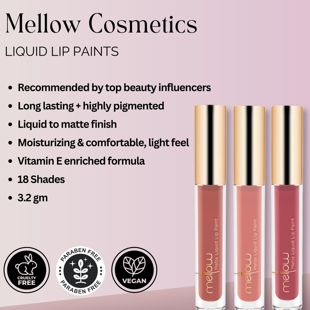 Mellow Cosmetics - Liquid Lip Paint - Ibiza