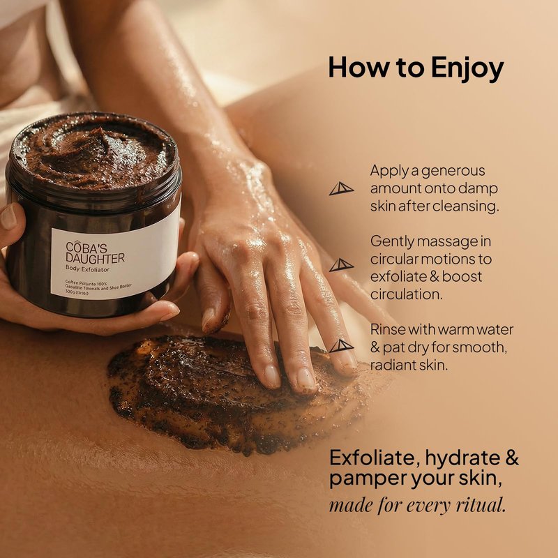 COBA'S DAUGHTER Coffee Scrub – Cellulite, KP, Stretch Marks 10.6 oz