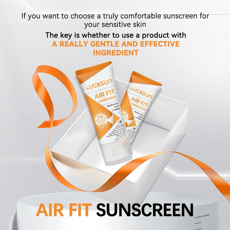 Air Fit Sunscreen SPF 50 PA++++ (2 Pack) – Lightweight Face & Body Sunblock with Hyaluronic Acid + PDRN, Non-Greasy, For Daily Outdoor Use, 1.69 fl oz Each (1)