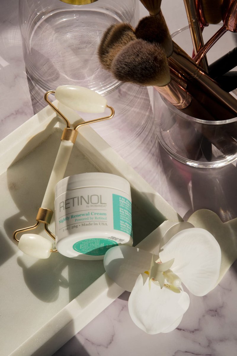 Robanda Retinol Nightly Renewal Cream │ All in One Age Repairing Night Cream Targets Wrinkles and Fine Lines