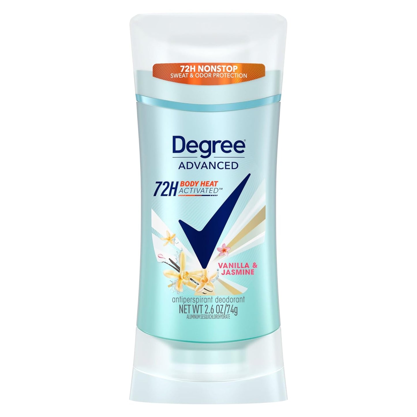 Degree Advanced Protection Antiperspirant Deodorant Sheer Powder for 72-Hour Sweat & Odor Control for Women, with Body Heat Activated Technology, 2.6 oz