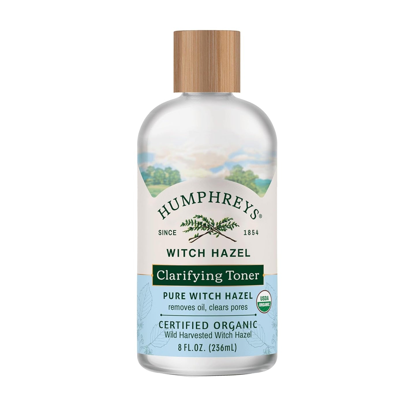 Humphreys Witch Hazel Nourishing Toner | Wild Harvested Witch Hazel & Aloe | Alcohol-Free | Natural | Hydrating | Soothing | 8 Fl Oz