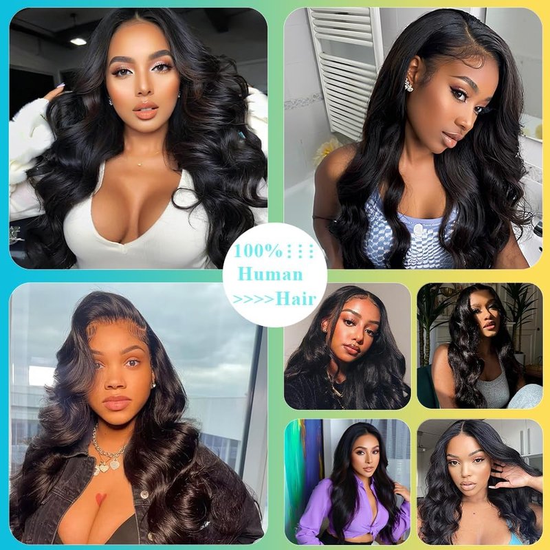 BLACKMOON HAIR Indian Virgin Hair Body Wave Human Hair Bundle 100% Unprocessed Human Virgin Hair One Bundle 20 inch 100g Natural Black Color
