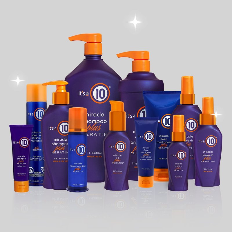 Its A 10 + Keratin Mir Le Size 2z Its A 10 + Miracle Leave-In Plus Keratin, 2 Fl. Oz (Pack of 3)