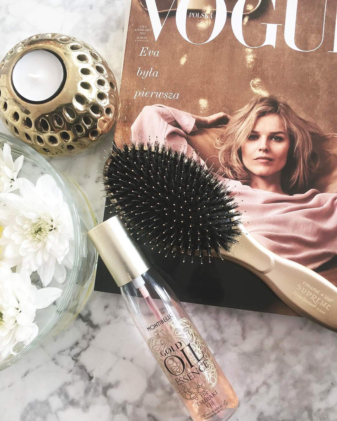 Olivia Garden Ceramic + Ion Supreme Paddle Hair Brush for Men and Women - Professional Boar Bristle Hair Brush for All Hair Lengths - Frizz-Free Results