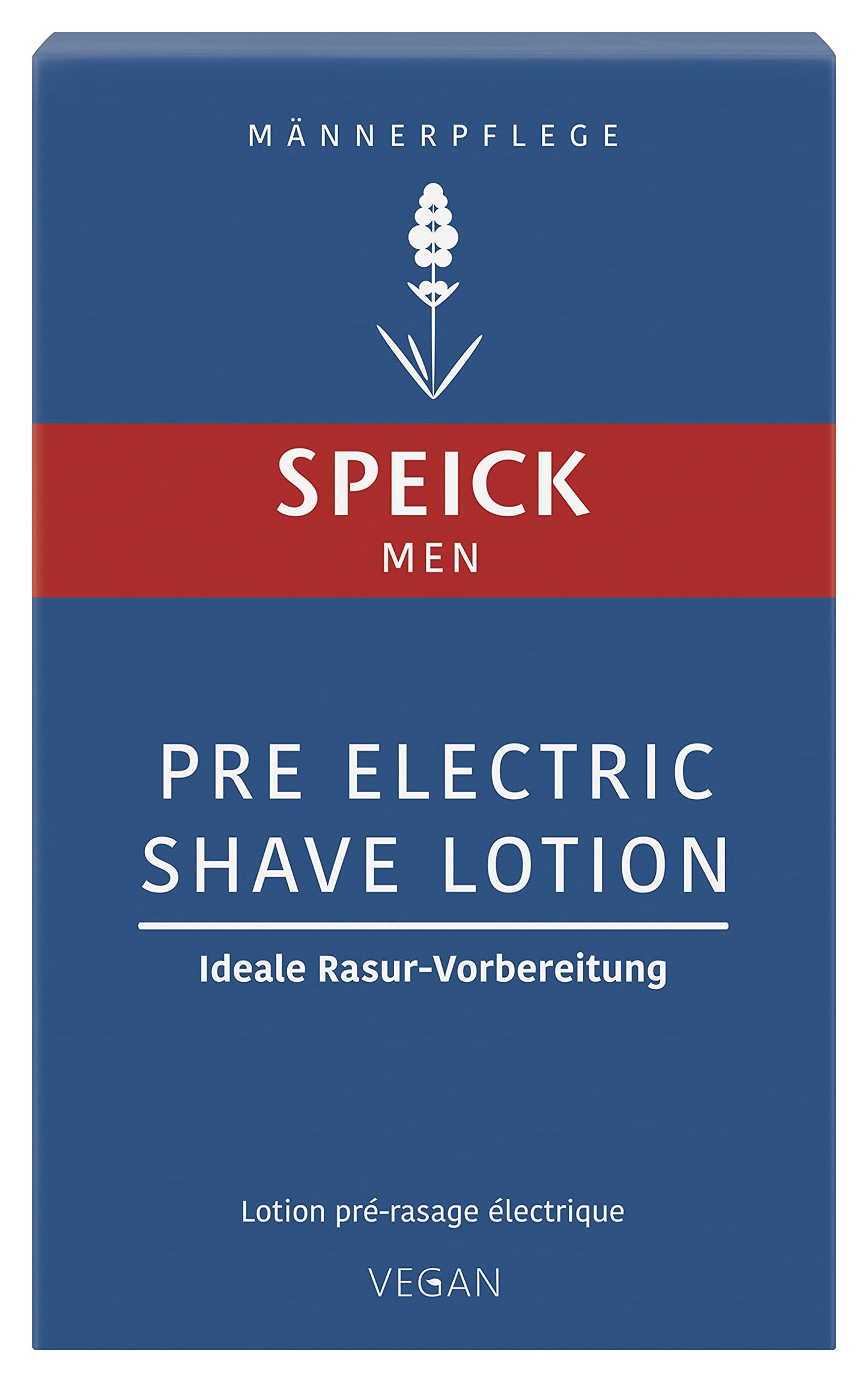 Speick Men Pre Electric Shave Lotion with Relaxing Lavender Oil and a Blend of Essential Oils, Natural Vegan Skin Care, 3.4 Fluid Ounces