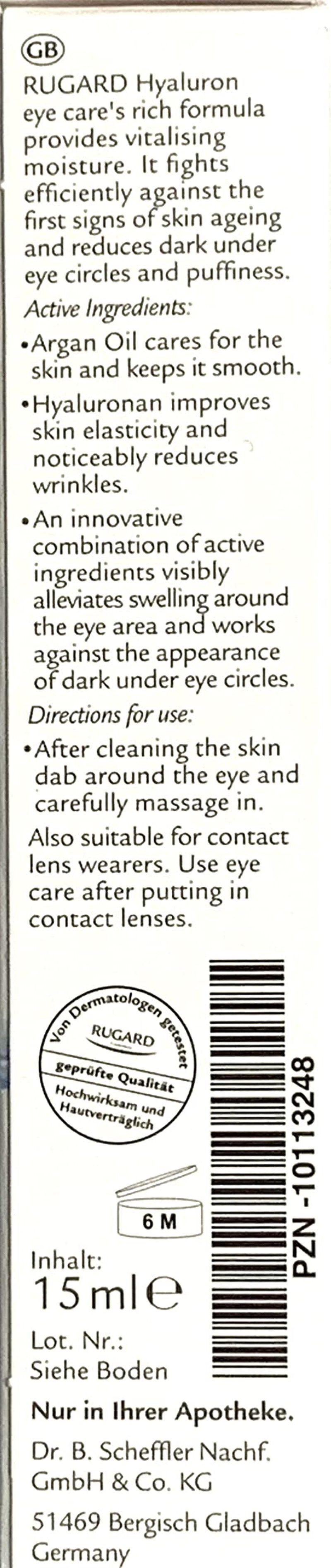 RUGARD - Hyaluronic Eye Care for Mature Skin 15ml