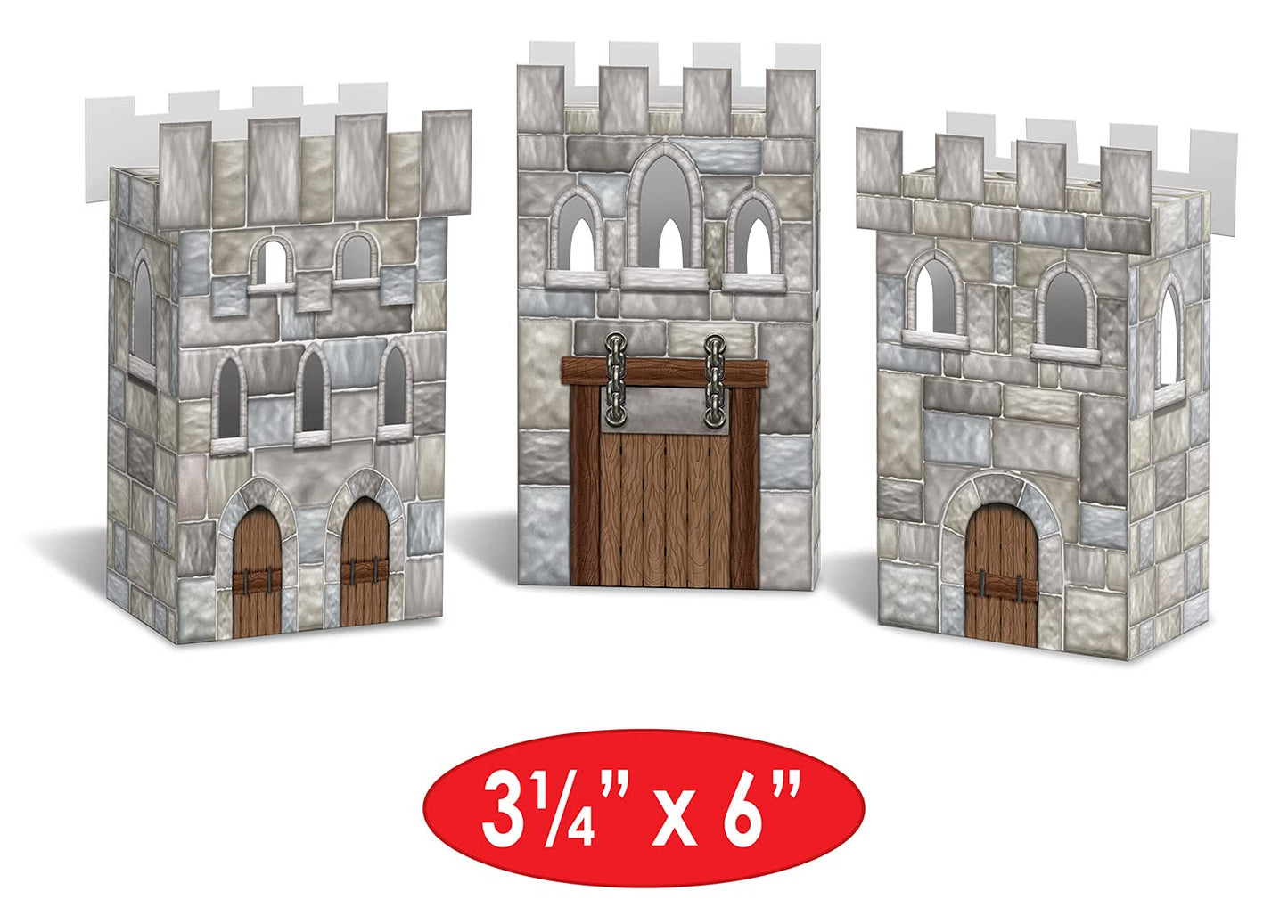Beistle Castle Shaped Favor Boxes